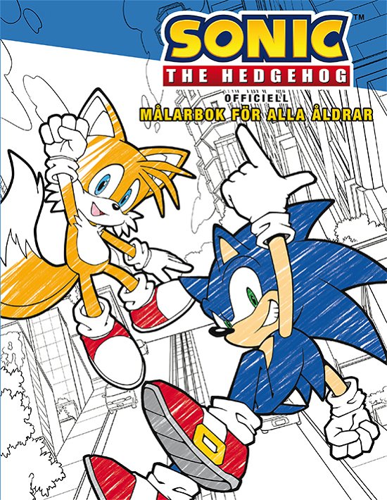 Sonic the Hedgehog: Målarbok för alla åldrar -  - Bøger - Tukan Förlag - 9789180383608 - 10. maj 2024