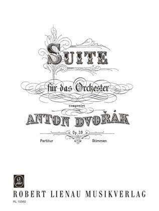 Suite op.39 f.Orchester,Pt - Dvorak - Books -  - 9790011155608 - 