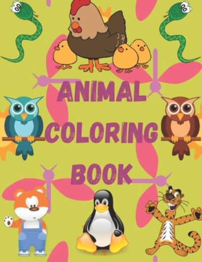 Animal coloring book - Babo Paypos - Kirjat - Independently Published - 9798653722608 - lauantai 13. kesäkuuta 2020