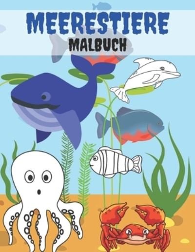 Cover for Kr Colins · Meerestiere Malbuch (Pocketbok) (2020)