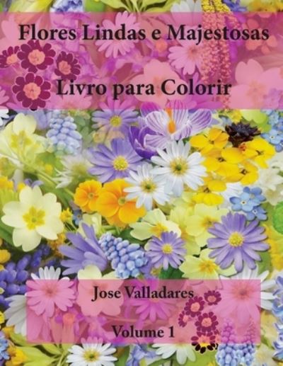 Cover for Jose Valladares · Flores Lindas e Majestosas Livro para Colorir - Volume 1 (Paperback Book) (2021)