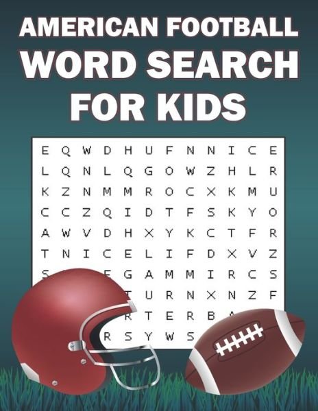Cover for Word Search Place · American Football Word Search For Kids: Word Search Puzzle Book Of American Football Sports For Football Fans (Pocketbok) (2021)