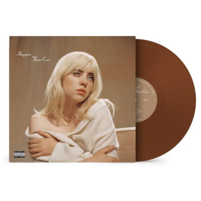 Cover for Billie Eilish · Happier Than Ever (Limited Brown Vinyl) (LP) (2021)