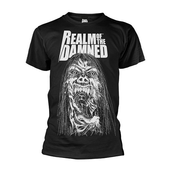 Cover for Realm of the Damned · Logo &amp; Balaur (Black) (T-shirt) [size S] [Black edition] (2016)