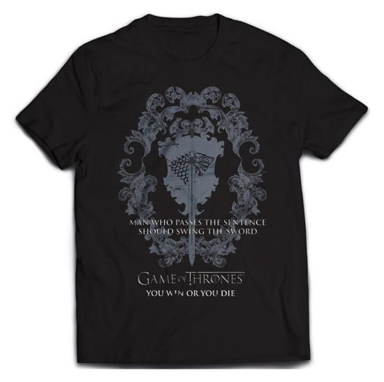 Cover for Game of Thrones · Swing The Sword-Game Of Thrones (CLOTHES) [size M] [Black edition] (2016)
