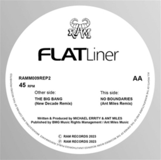 Cover for Flatliner · Big Bang / No Boundaries (LP) [Remixes edition] (2023)