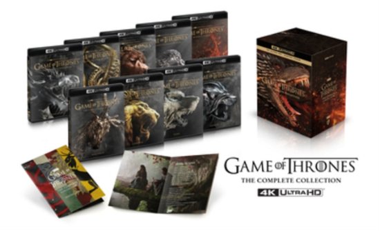 Cover for Game of Thrones · Game Of Thrones Seasons 1-8 Complete Collection (4K Ultra HD) (2020)