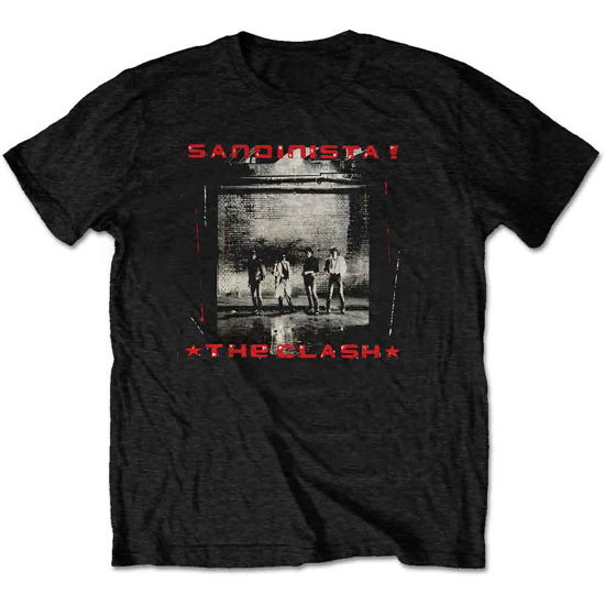 The Clash Unisex T-Shirt: Sandinista! - Clash - The - Merchandise - PHM - 5056012020609 - 17. september 2018