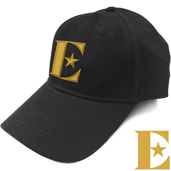 Elton John Unisex Baseball Cap: Gold E - Elton John - Produtos -  - 5056170683609 - 