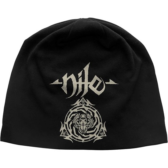 Cover for Nile · Nile Unisex Beanie Hat: Scarab Logo (CLOTHES) [Black - Unisex edition]