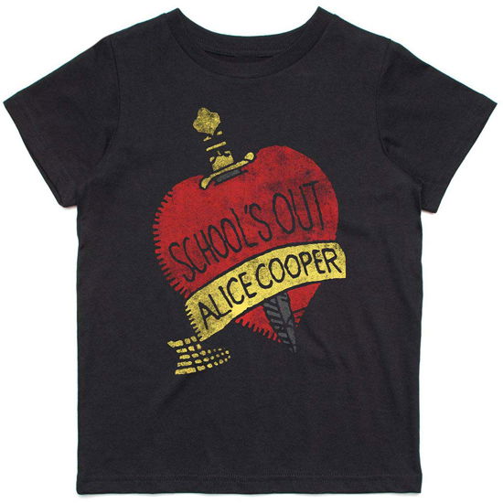 Cover for Alice Cooper · Alice Cooper Kids T-Shirt: Schools Out (11-12 Years) (T-shirt) [size 11-12yrs] [Black - Kids edition]