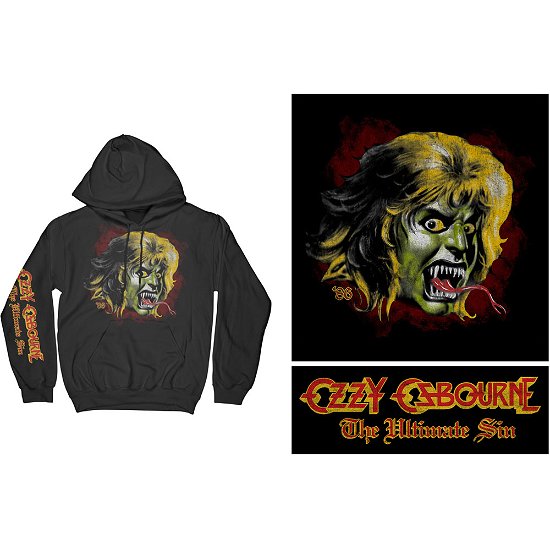 Ozzy Osbourne Unisex Pullover Hoodie: Ozzy Demon - Ozzy Osbourne - Mercancía -  - 5056368655609 - 