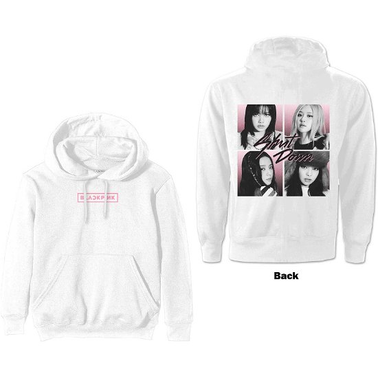 Cover for BlackPink · BlackPink Unisex Pullover Hoodie: Shut Down Photo Grid (Back Print) (Hoodie) [size S]