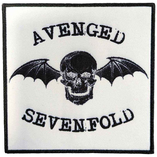 Avenged Sevenfold Printed Patch: Classic Deathbat Negative (Standard) - Avenged Sevenfold - Merchandise -  - 5056561098609 - 