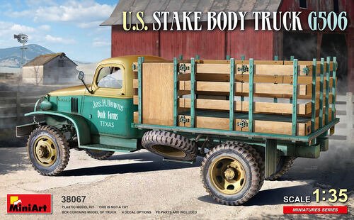 Cover for MiniArt · 1/35 U.s. Stake Body Truck G506 (5/23) * (Legetøj)