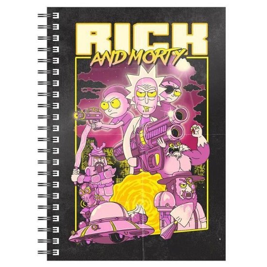 Rick & Morty Notizbuch Retro Poster - Rick And Morty - Merchandise -  - 8435450246609 - 25. April 2021