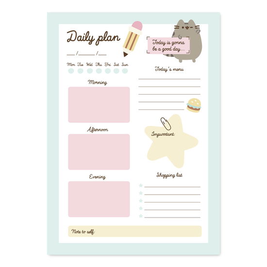 Cover for Pusheen · PUSHEEN - Foodie - Weekly Planner - A5 Bloc Note (Leksaker)