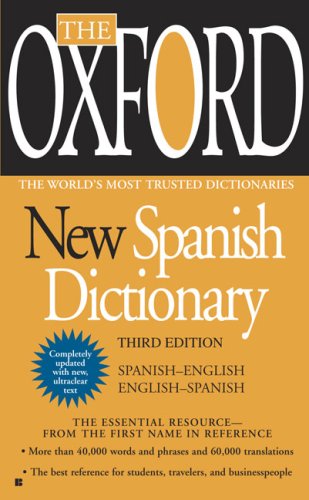 Cover for Penquin · Oxford New Spanish Dictionary (Paperback Book) (2009)