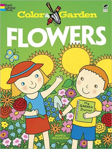 Cover for Monica Wellington · Flowers - Dover Coloring Books (Paperback Book) (2011)