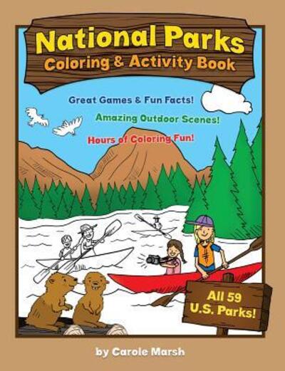 Cover for America's National Parks Coloring and Ac (Paperback Book) (2016)