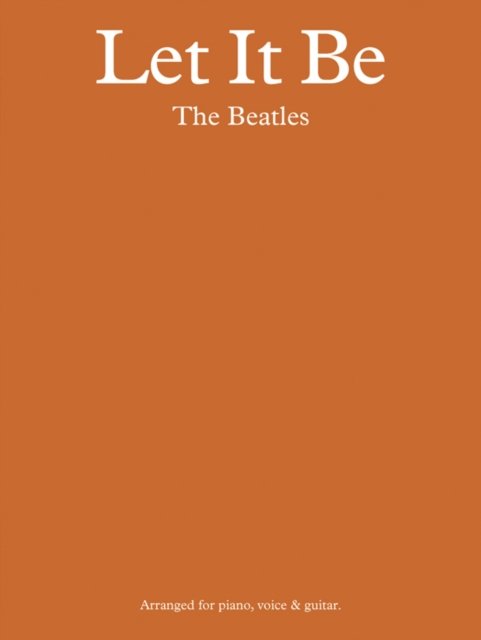 Let it be - The Beatles - Bücher - Music Sales Ltd - 9780711932609 - 29. Juli 1992