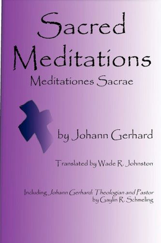 Cover for Johann Gerhard · Sacred Meditations (Pocketbok) (2008)