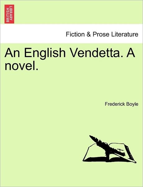 Cover for Frederick Boyle · An English Vendetta. a Novel. (Paperback Book) (2011)