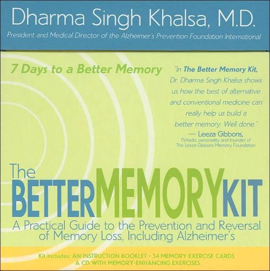 Cover for Dharma Singh Khalsa · Better memory kit - a practical guide to the prevention and reversal of mem (Paperback Book) (2005)