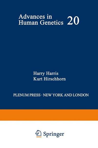 Cover for Harry Harris · Advances in Human Genetics: Volume 20 - Advances in Human Genetics (Paperback Book) [Softcover reprint of the original 1st ed. 1991 edition] (2012)