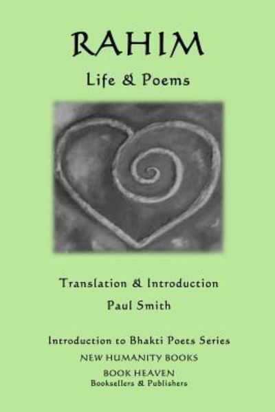 Cover for Rahim · Rahim - Life &amp; Poems (Taschenbuch) (2017)