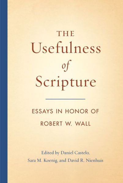 The Usefulness of Scripture: Essays in Honor of Robert W. Wall - Daniel Castelo - Books - Pennsylvania State University Press - 9781575069609 - May 4, 2018