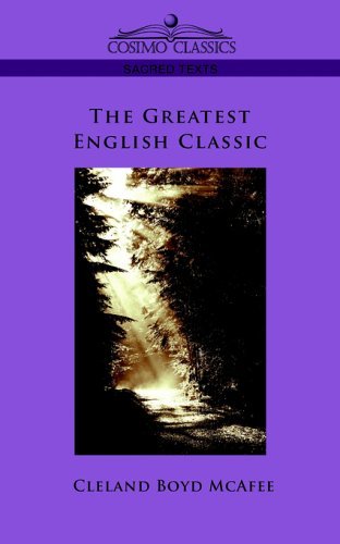 The Greatest English Classic - Cleland Boyd Mcafee - Książki - Cosimo Classics - 9781596057609 - 1 grudnia 2005