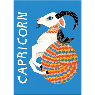 Lisa Congdon for Em & Friends Capricorn Zodiac Magnet - Lisa Congdon - Merchandise - Knock Knock - 9781642446609 - January 7, 2020