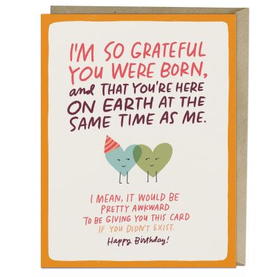 Cover for Em &amp; Friends · 6-Pack Em &amp; Friends Grateful You Were Born Birthday Greeting Cards (Flashkort) (2021)