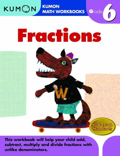 Cover for Kumon · Grade 6 Fractions (Paperback Book) [Workbook edition] (2008)