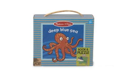 Cover for Melissa &amp; Doug · NP Book and Puzzle - Deep Blue Sea (Board book) (2019)