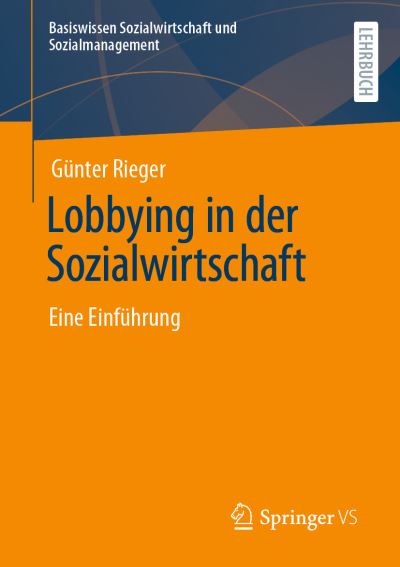 Cover for G?nter Rieger · Lobbying in der Sozialwirtschaft (N/A) (2024)