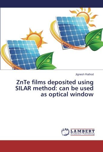 Cover for Jignesh Rathod · Znte Films Deposited Using Silar Method: Can Be Used As Optical Window (Pocketbok) (2014)
