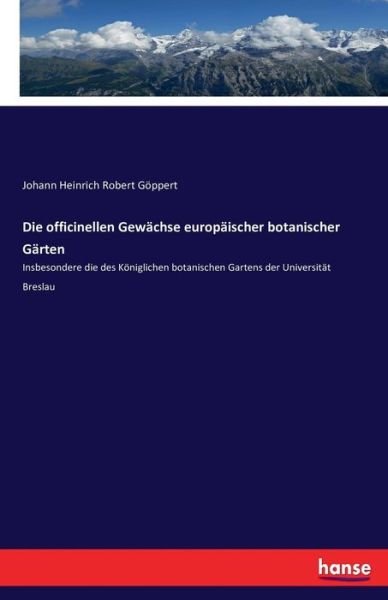 Cover for Göppert · Die officinellen Gewächse europ (Book) (2016)