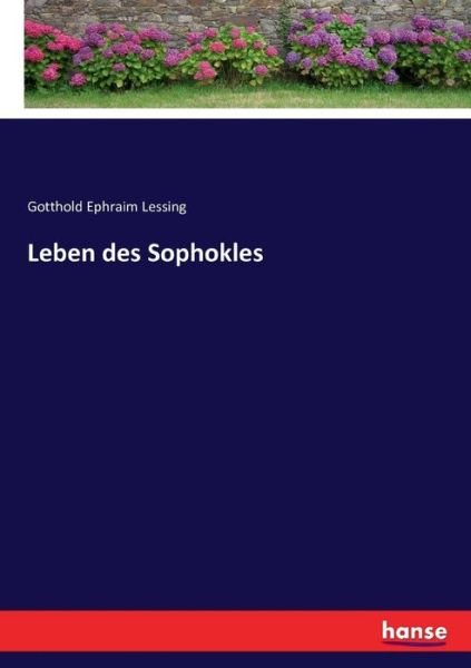 Cover for Lessing · Leben des Sophokles (Buch) (2017)