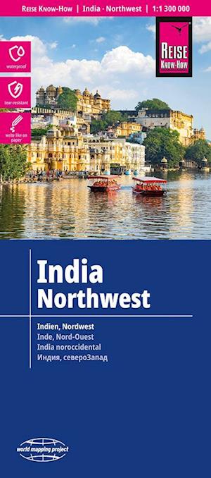 India Northwest Map: 1:1,300,00 scale - Reise Know-How - Books - Reise Know-How Verlag Peter Rump GmbH - 9783831774609 - April 1, 2025