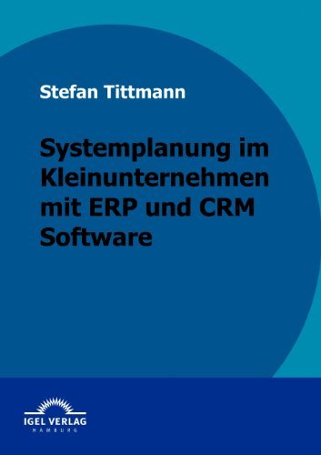 Systemplanung Im Kleinunternehmen Mit Erp Und Crm Software - Stefan Tittmann - Bücher - Igel Verlag GmbH - 9783868152609 - 25. September 2009