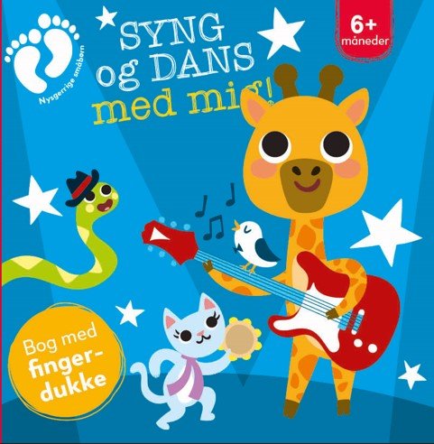 Cover for Globe · Curious Baby: Syng og dans med mig! - med fingerdukke (Cardboard Book) [1.º edición] (2024)