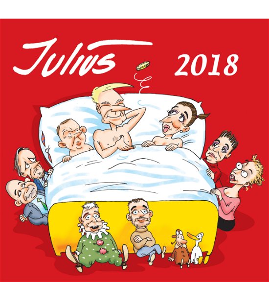 Cover for Jens Julius Hansen · Julius Tegninger (Sewn Spine Book) [1. Painos] (2018)