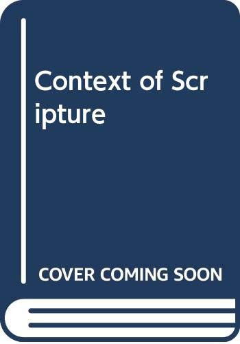 Cover for William W. Hallo · The Context of Scripture (4 volumes) (Paperback Book) (2018)