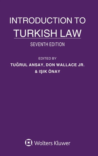 Cover for Tugrul Ansay · Introduction to Turkish Law (Hardcover bog) (2020)