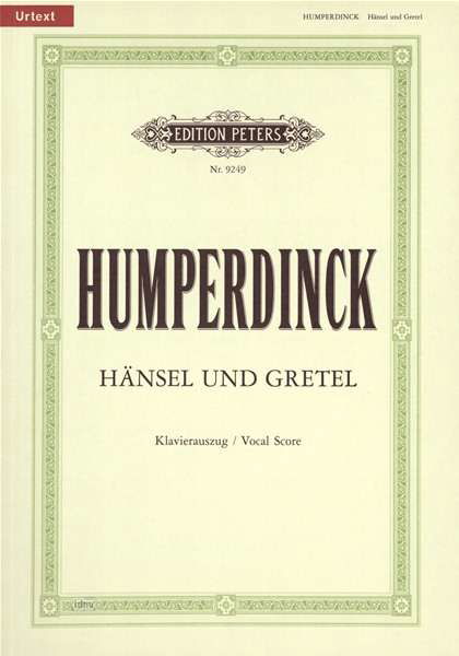 Cover for E. Humperdinck · Hansel und Gretel: Fairy-tale Opera in 3 Acts (Partitur) (2001)