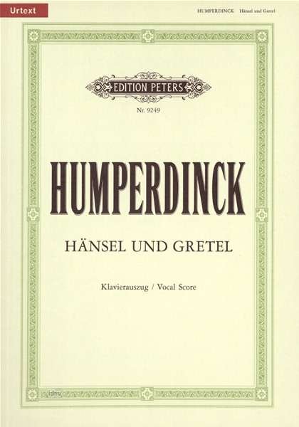 Cover for E. Humperdinck · Hänsel u.Gr.,Klav.EP9249 (Book) (2022)