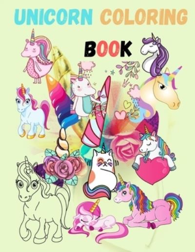 Cover for Humzé Hd · Unicorn Coloring Book (Paperback Book) (2021)