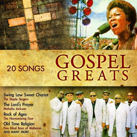 Cover for Various Artists · GOSPEL GREATS-Staple Singers,Mahalia Jackson,Harmonizing Four,Swan Sil (CD)